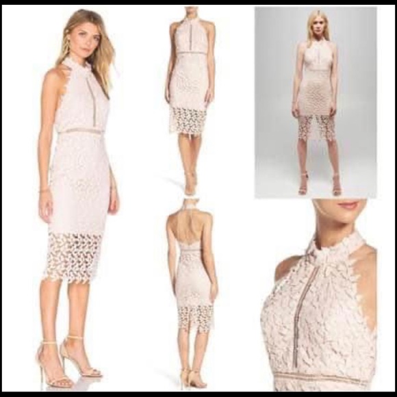 White Lace Midi Dress Size - Picture 2 of 2